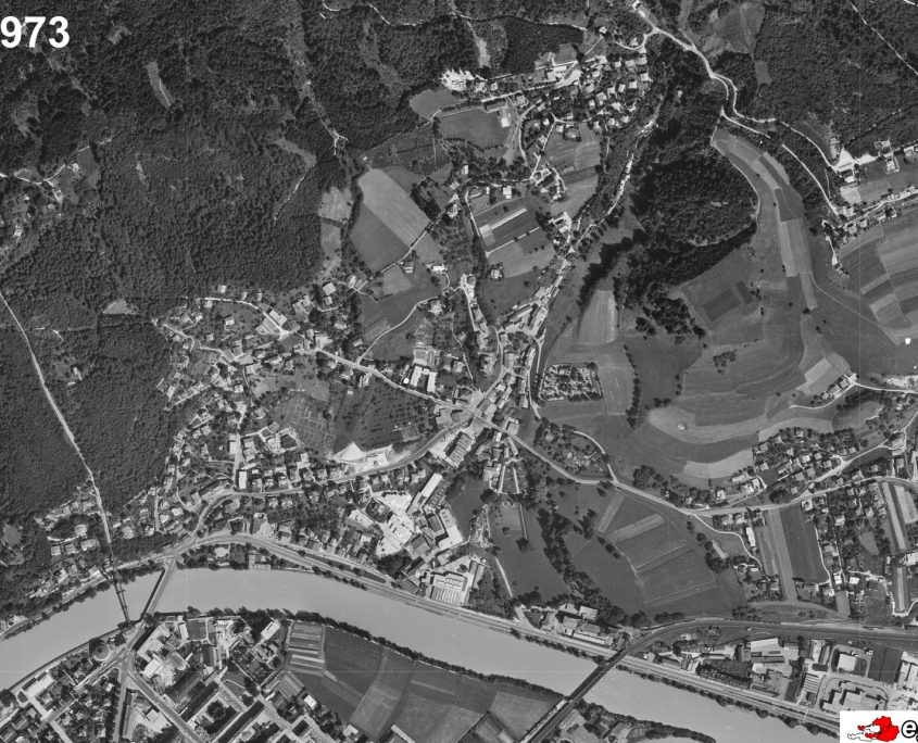 Mühlau Luftbild 1970